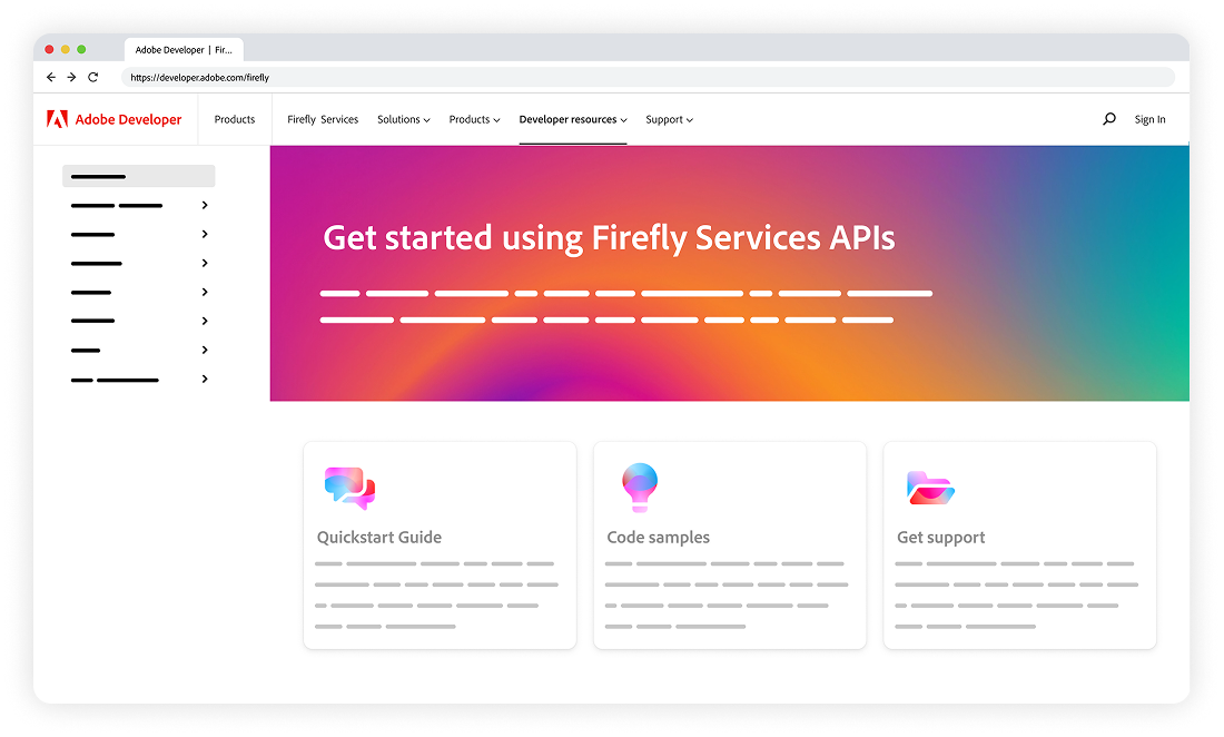 Improving enterprise developer experience for a new AI API business